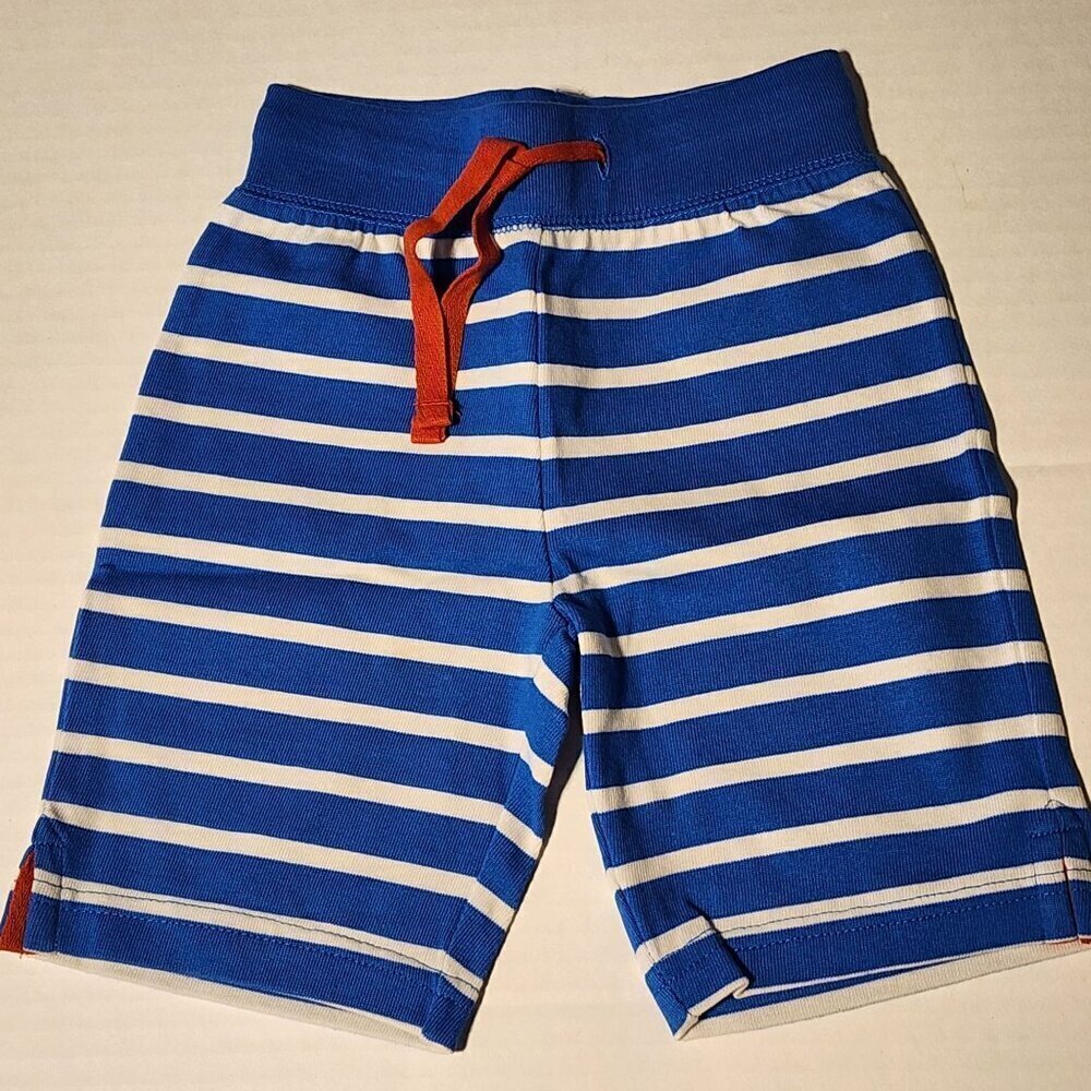 Mini Boden size 1 1/2 y or 18 months sreipped baggies shorts